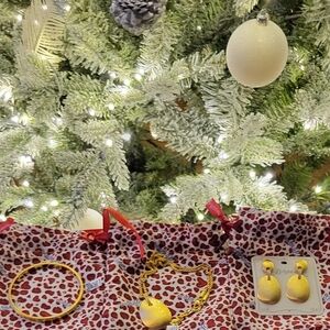 Brighton Gold Jewelry Set with Necklace, Earrings and Bracelet NWT